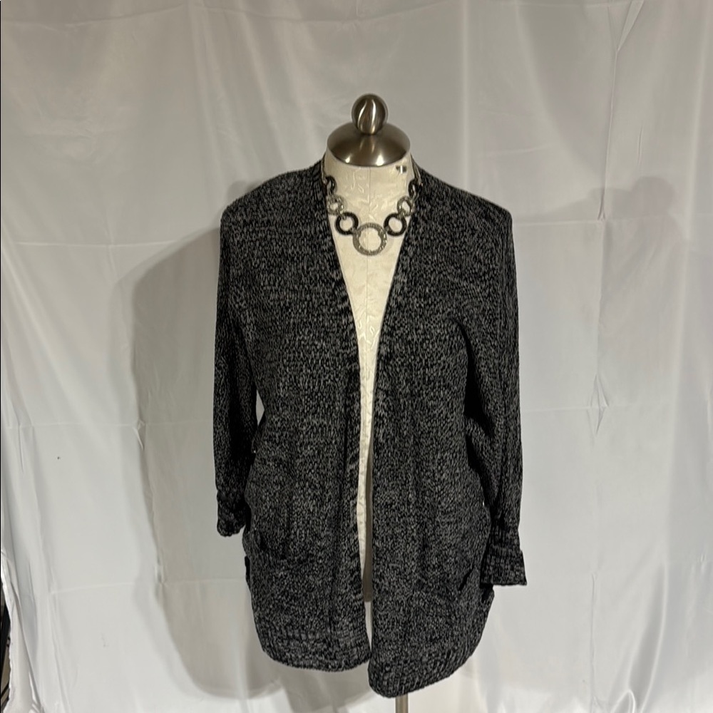 NWT Pink Rose women’s open cardigan sweater size xlarge .